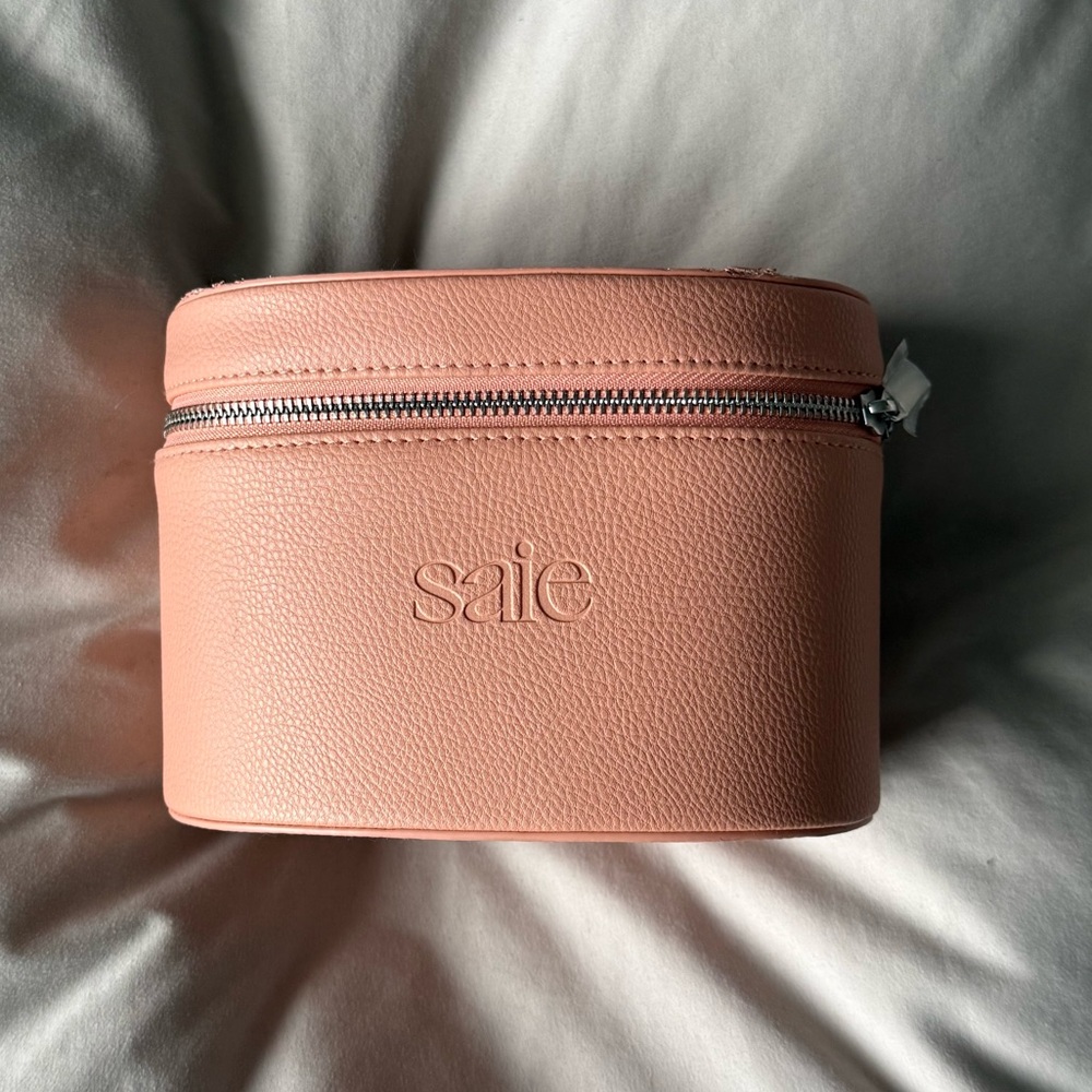 Saie The Mini Vanity Case Cosmetic Bag, Peach